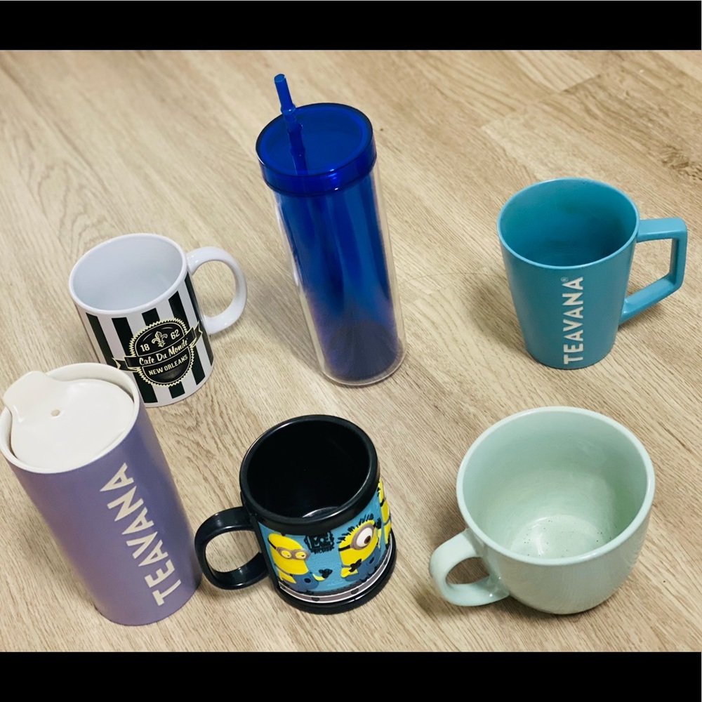 Six Tea/ Coffee Mugs